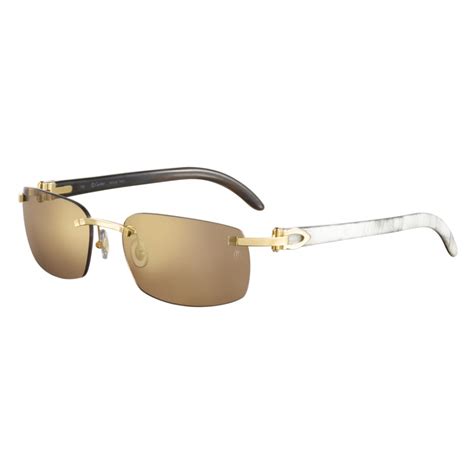 buy cartier buffalo horn sunglasses|authentic cartier buffalo horn glasses.